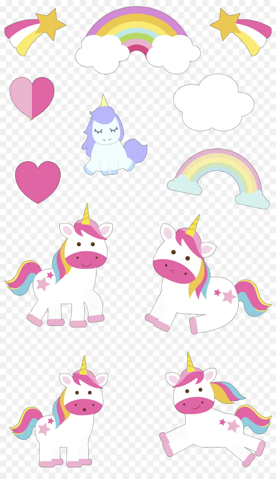 Unicornio，Papel PNG