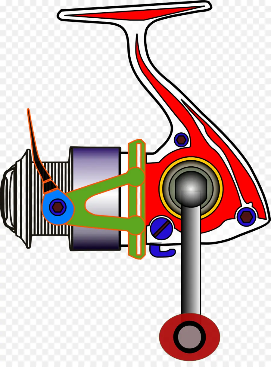 Carrete De Pesca，Pesca PNG