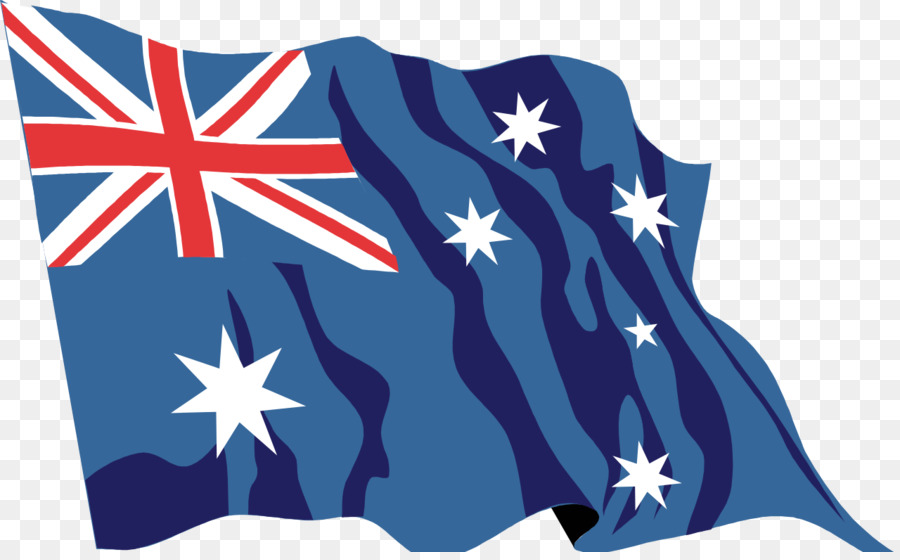 Bandera Australiana，Azul PNG