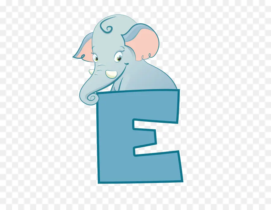 Elefante，Letra E PNG