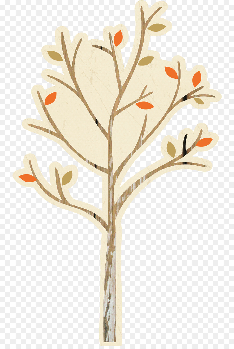 Árbol，Hojas PNG