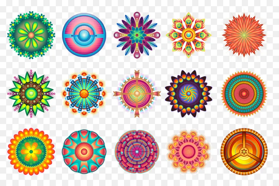 Mandalas，Vistoso PNG