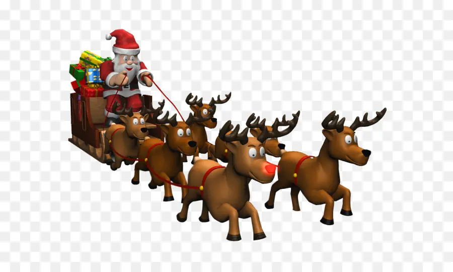 Rudolph，Santa Claus PNG