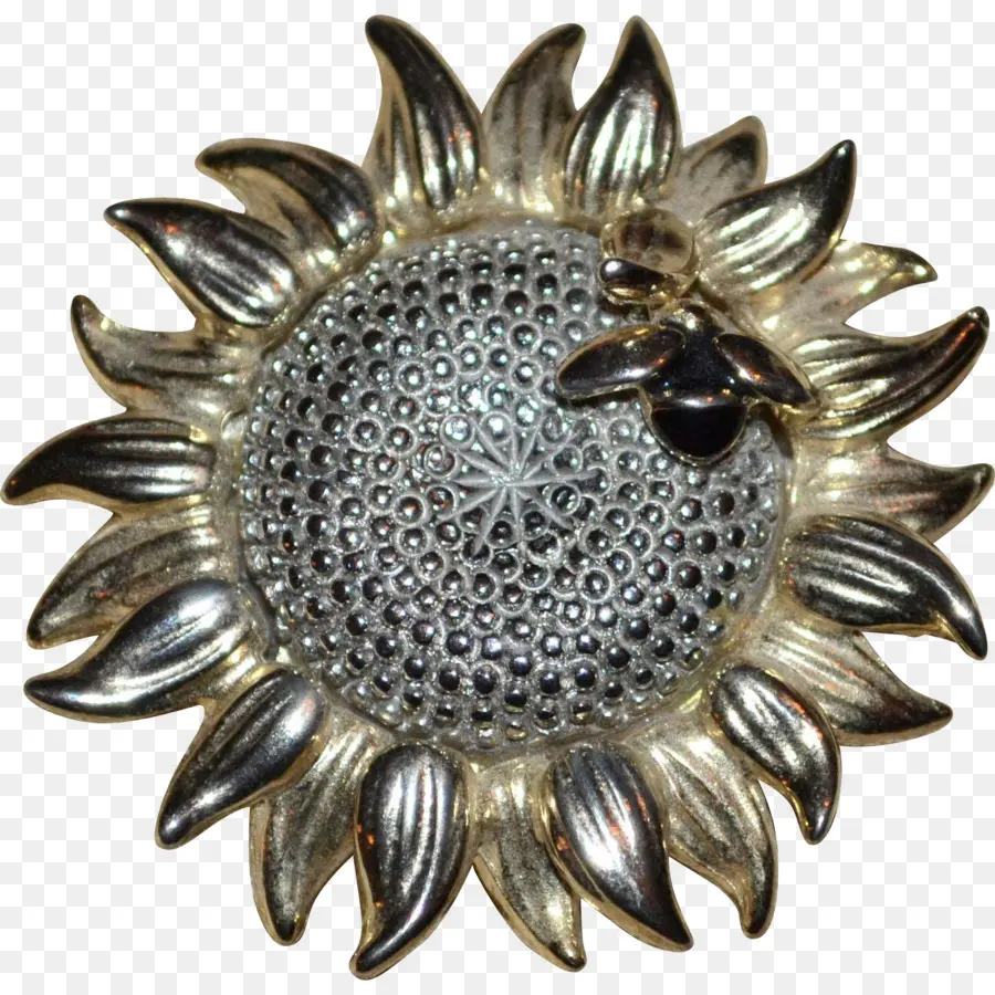 Broche De Girasol，Flor PNG