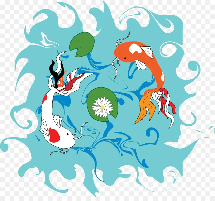 Koi，Los Peces PNG