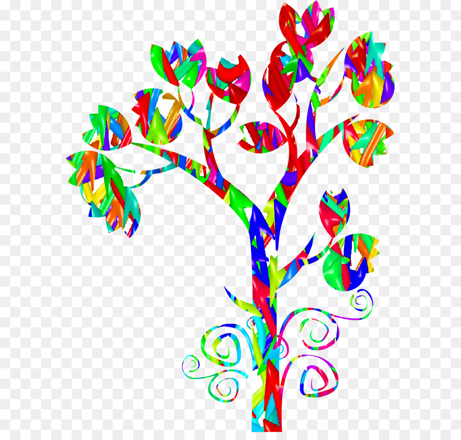 árbol Colorido，Hojas PNG