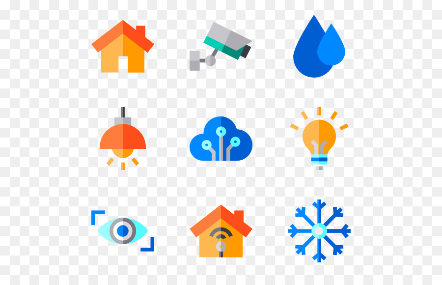 Iconos De Hogar Inteligente，Tecnología PNG