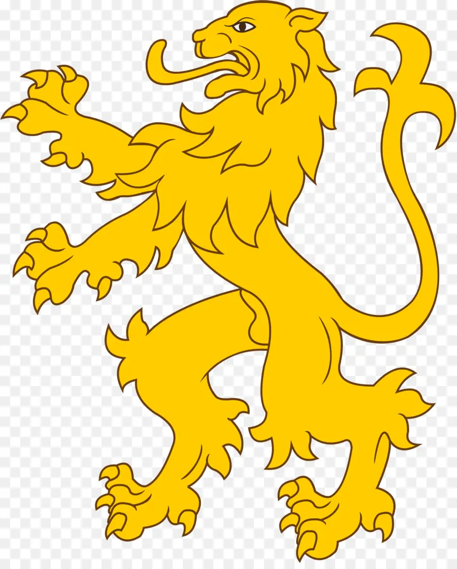 León Amarillo，Animal PNG