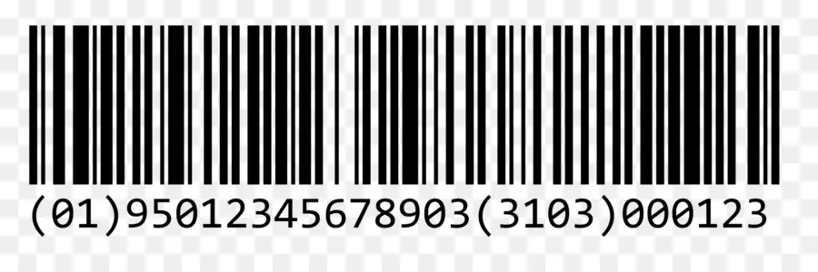 Código De Barras，Gs1128 PNG