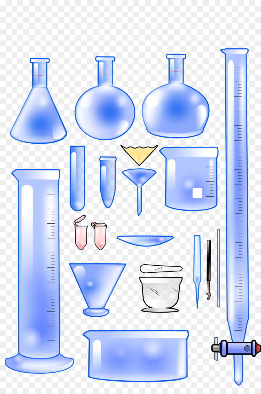 Cristalería De Laboratorio，Vasos PNG