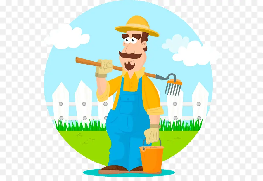 Agricultor，De Dibujos Animados PNG