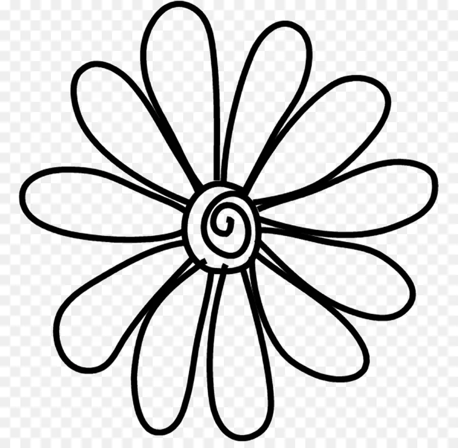 Común Daisy，Doodle PNG