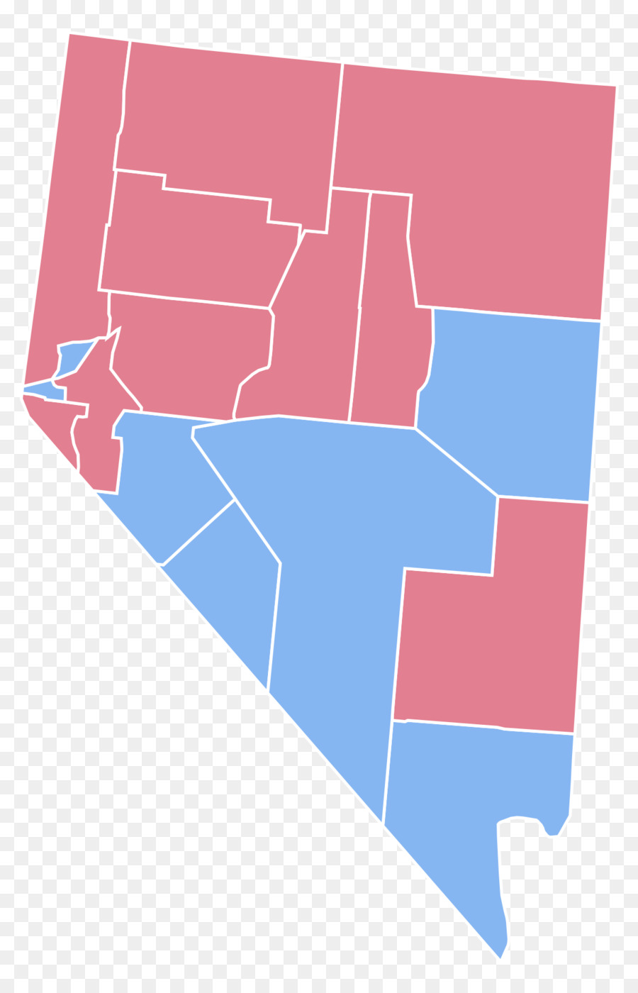 Mapa De Nevada，Estado PNG