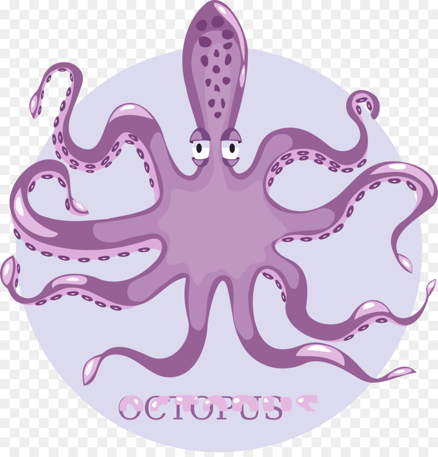 Pulpo，De Dibujos Animados PNG