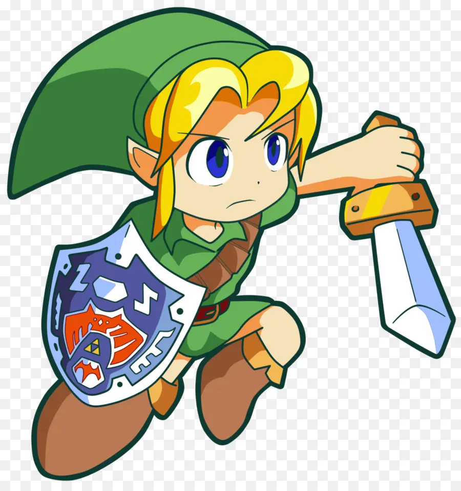 Personaje Vestido De Verde，Espada PNG