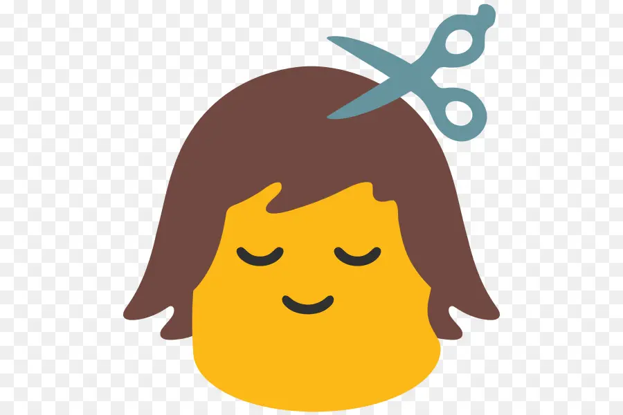 Emoji De Corte De Pelo，Tijeras PNG