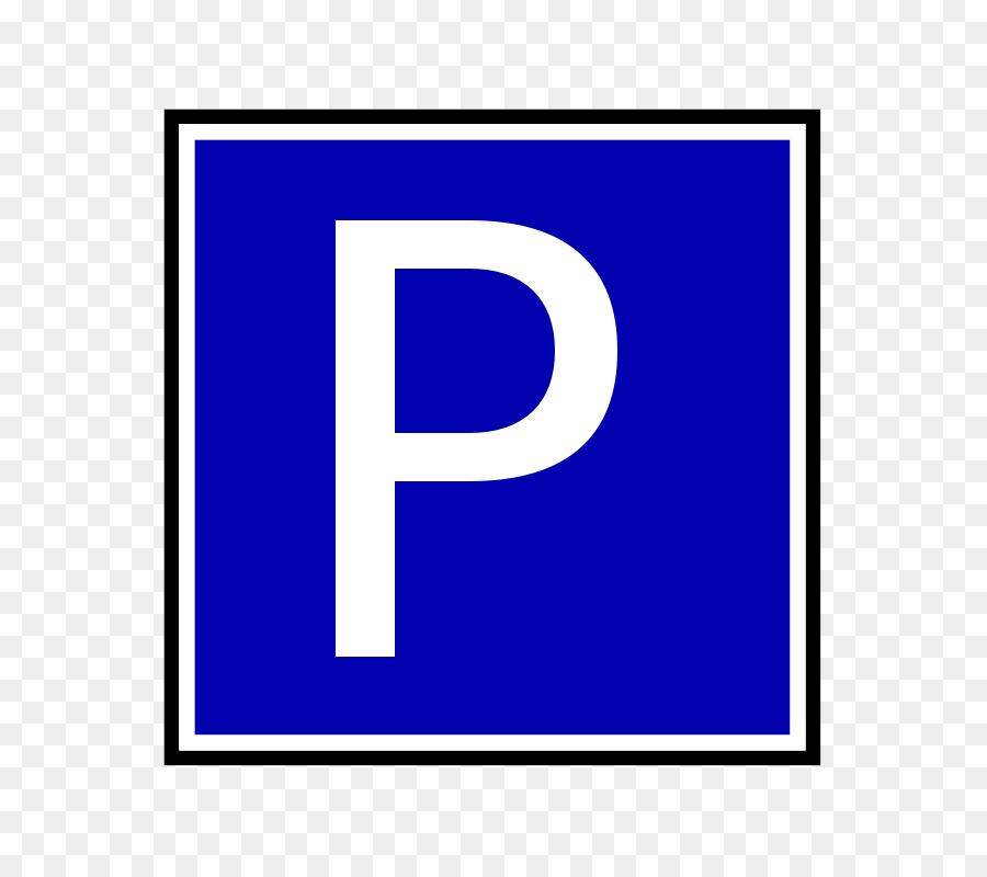 Señal De Estacionamiento，Azul PNG