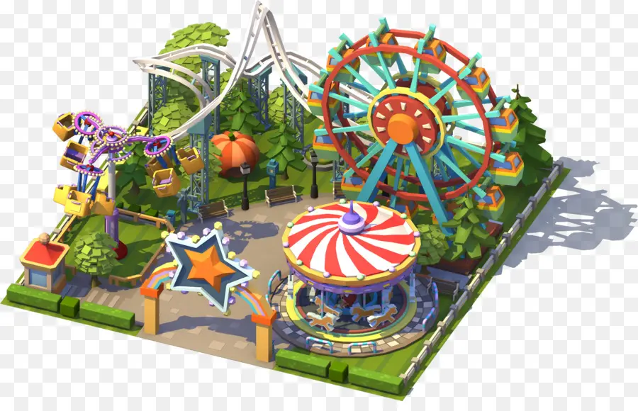 Parque De Atracciones，Paseos PNG