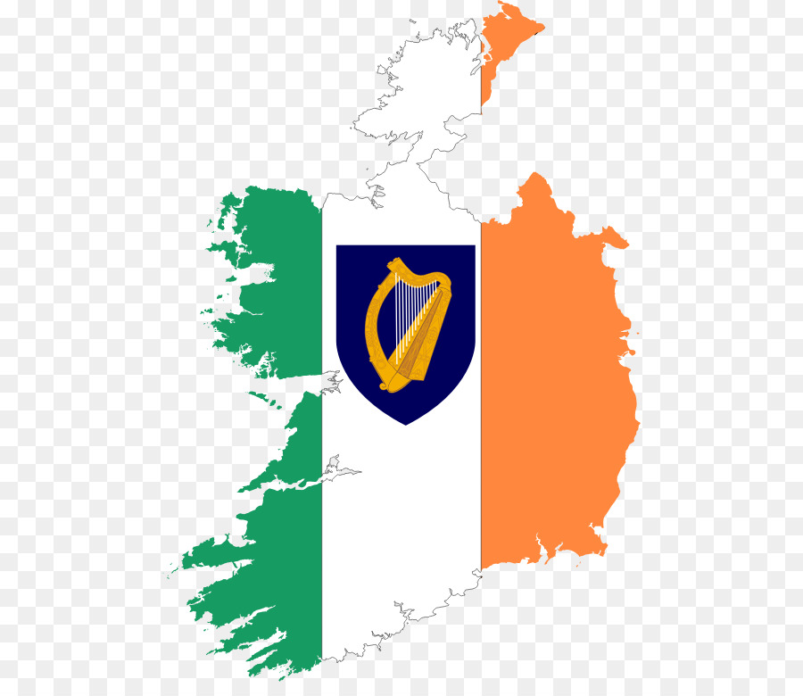 Irlanda，Mapa PNG