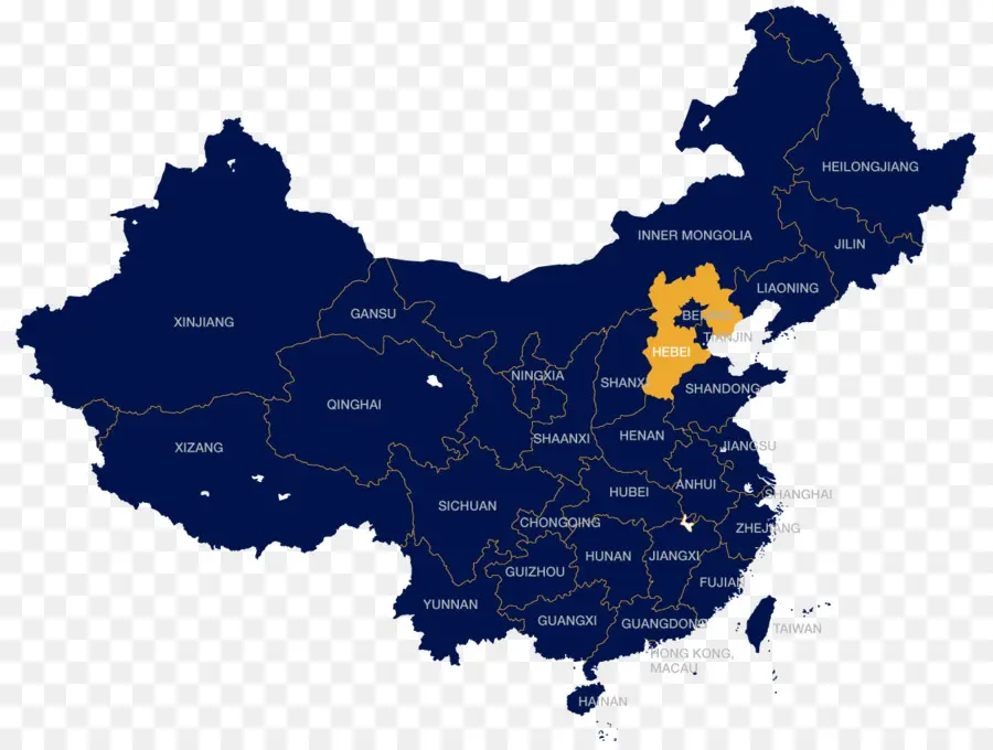 China，Mapa PNG