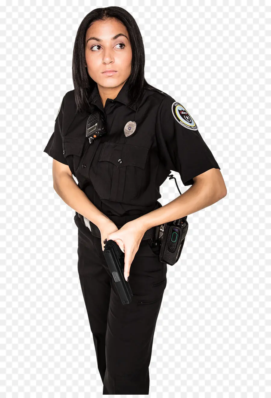 Mujer Policía，Uniforme PNG