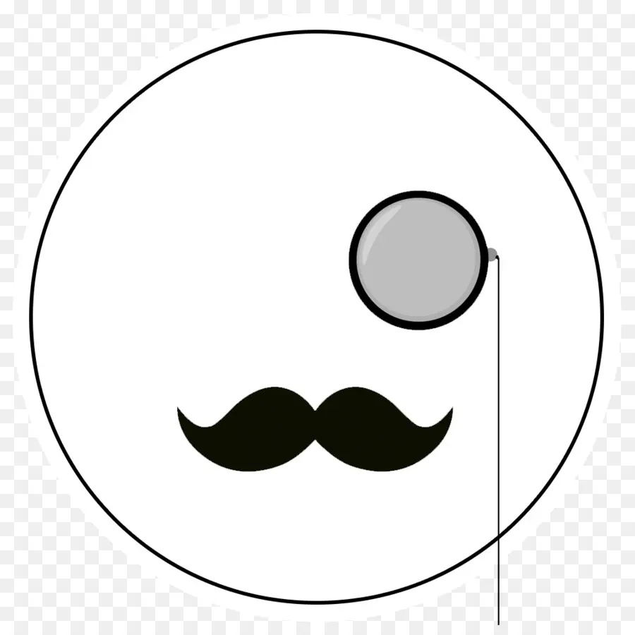 Monóculo Y Bigote，Rostro PNG