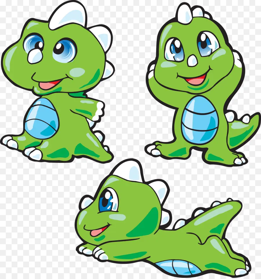 Dinosaurio Verde，Dibujos Animados PNG