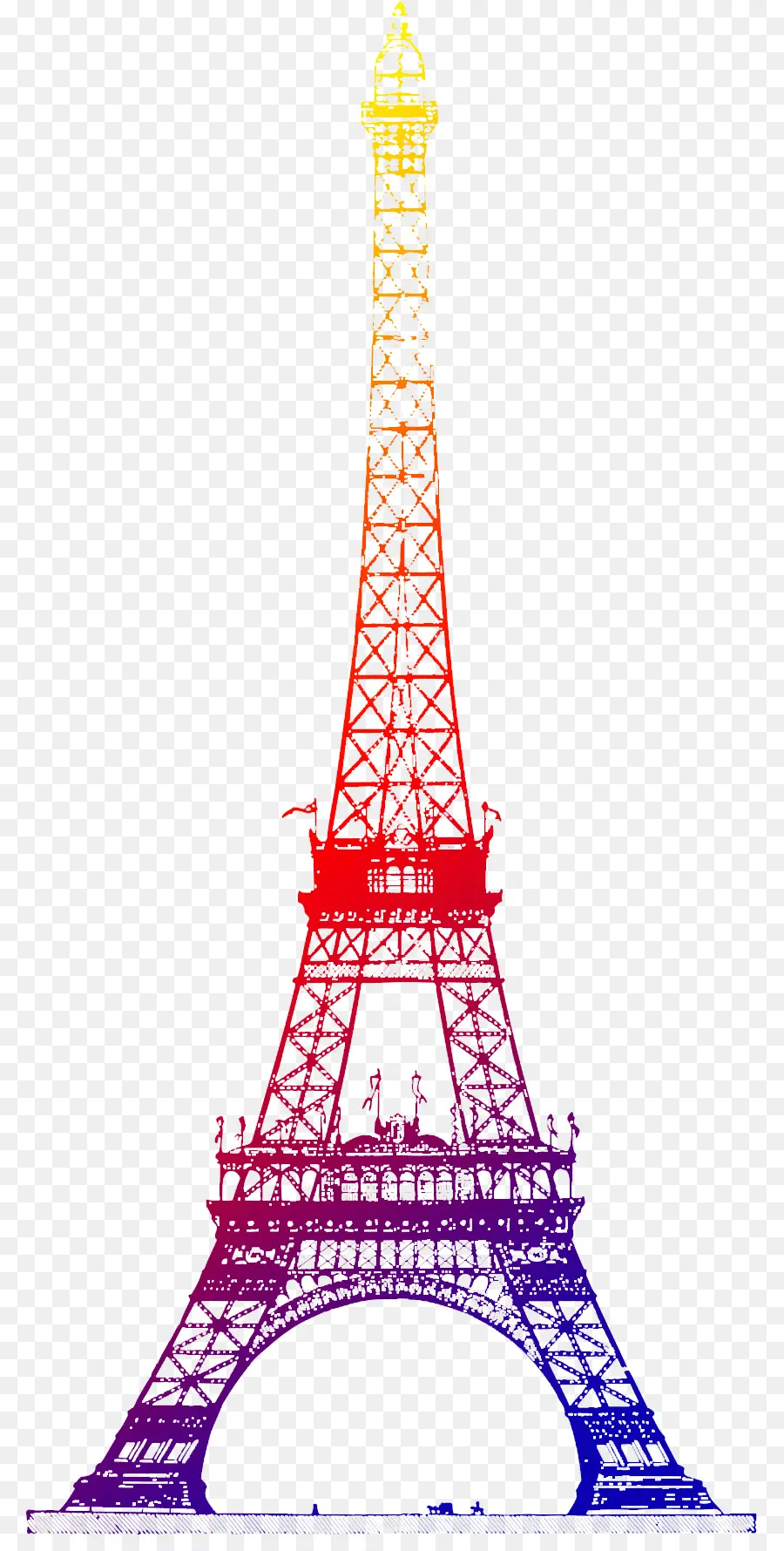 Torre Eiffel，París PNG