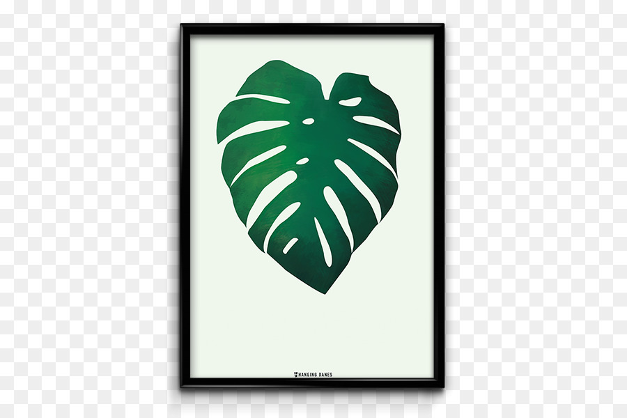 Arte De Hojas De Monstera，Hoja PNG