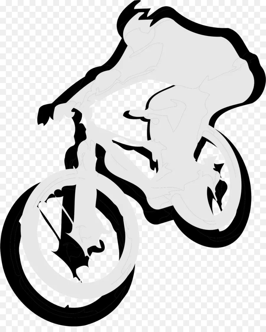 Silueta De Ciclista，Bicicleta PNG