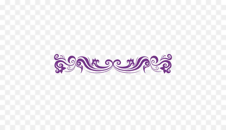 Adorno Decorativo Morado，Diseño PNG