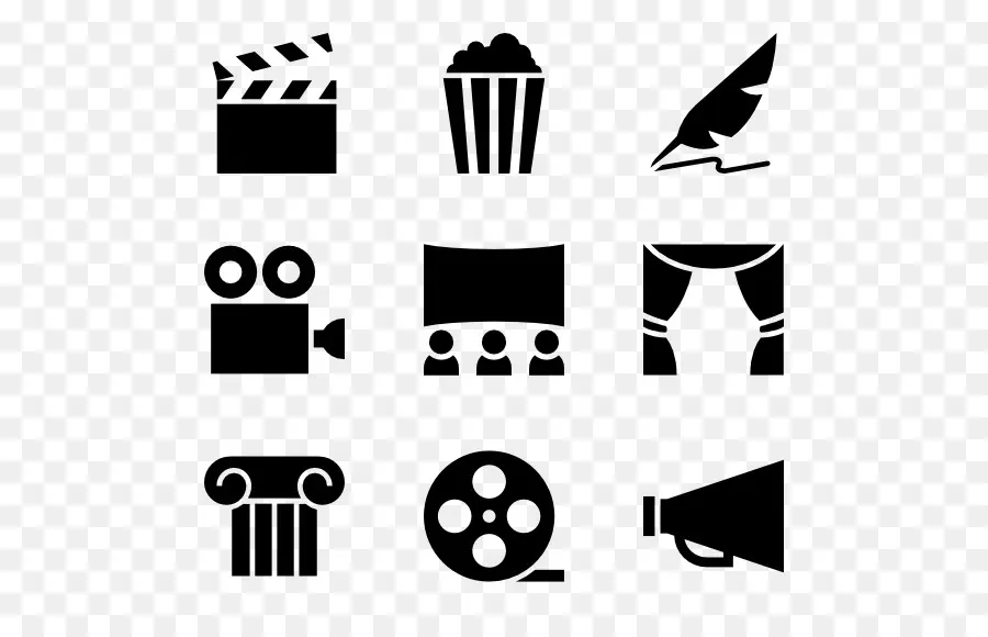 Iconos De Equipo，Cine PNG