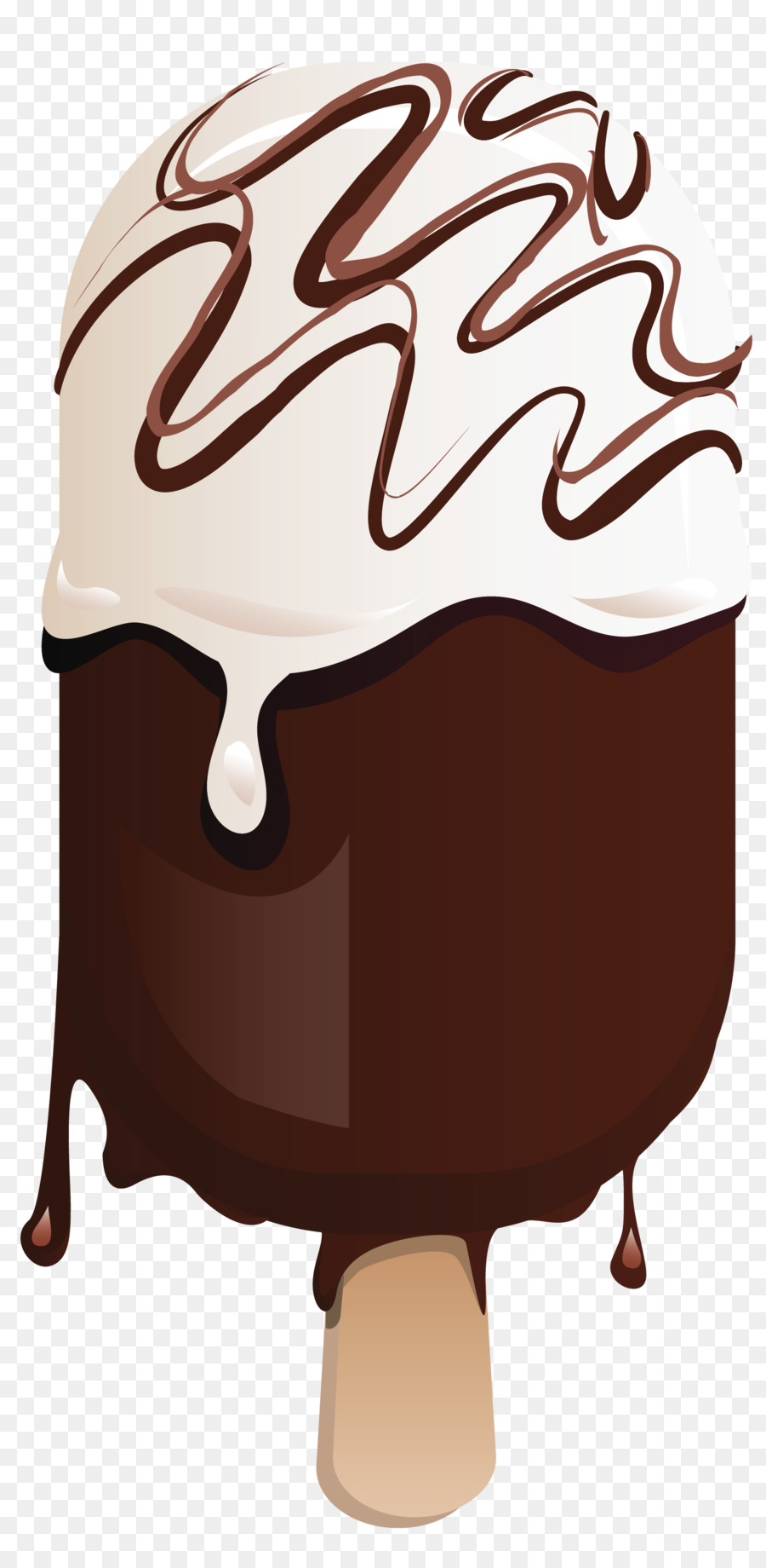 Helado De Chocolate，Vainilla PNG