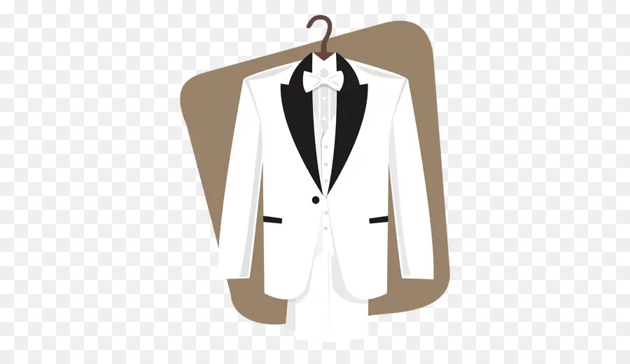 Traje Blanco，Formal PNG