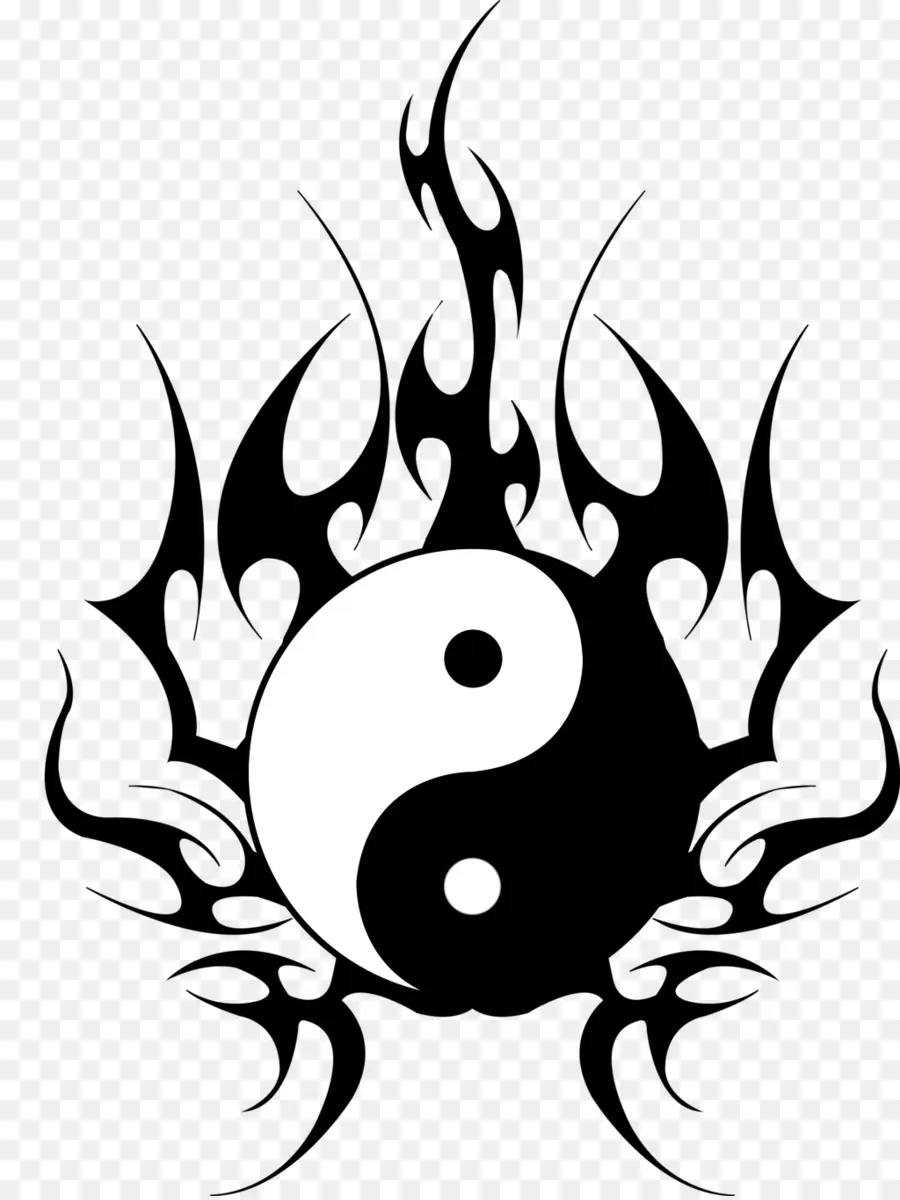 El Yin Y El Yang，Tatuaje PNG