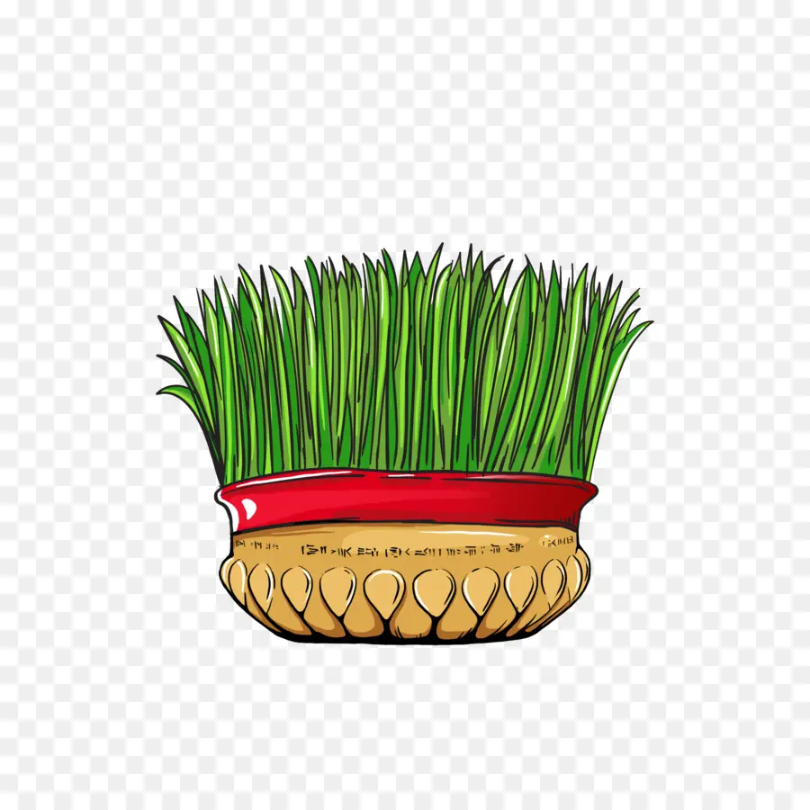 Hierba En Maceta，Planta PNG