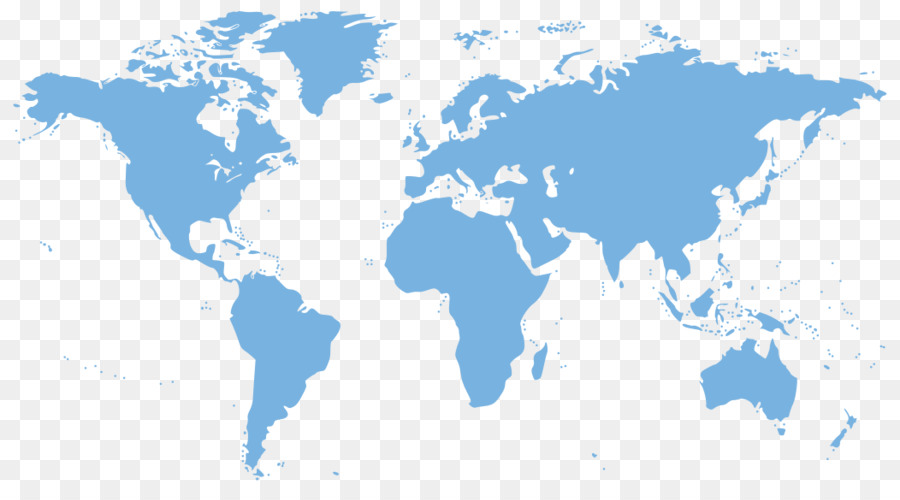 Mapa Mundial，Continentes PNG