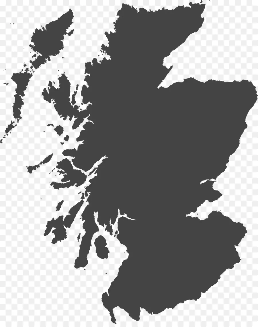 Escocia，Mapa PNG