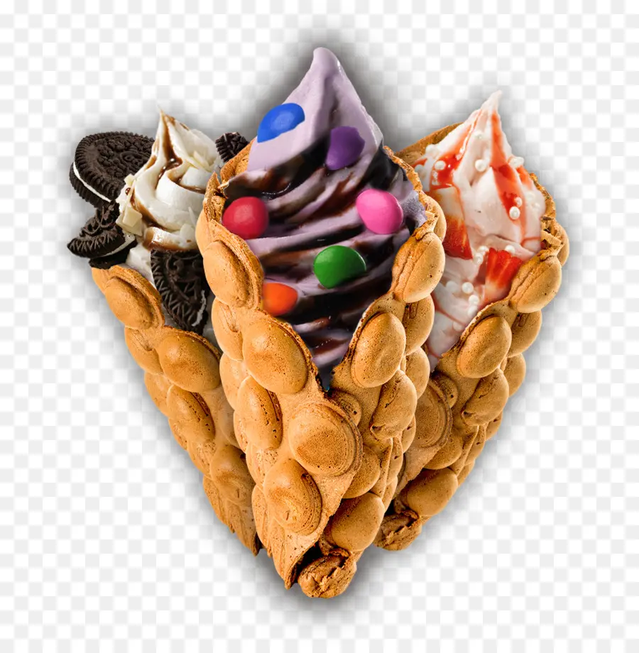 Helado，Huevo De Waffle PNG