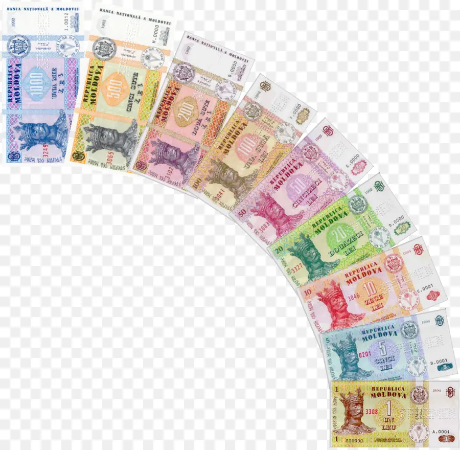 Billetes Moldavos，Dinero PNG