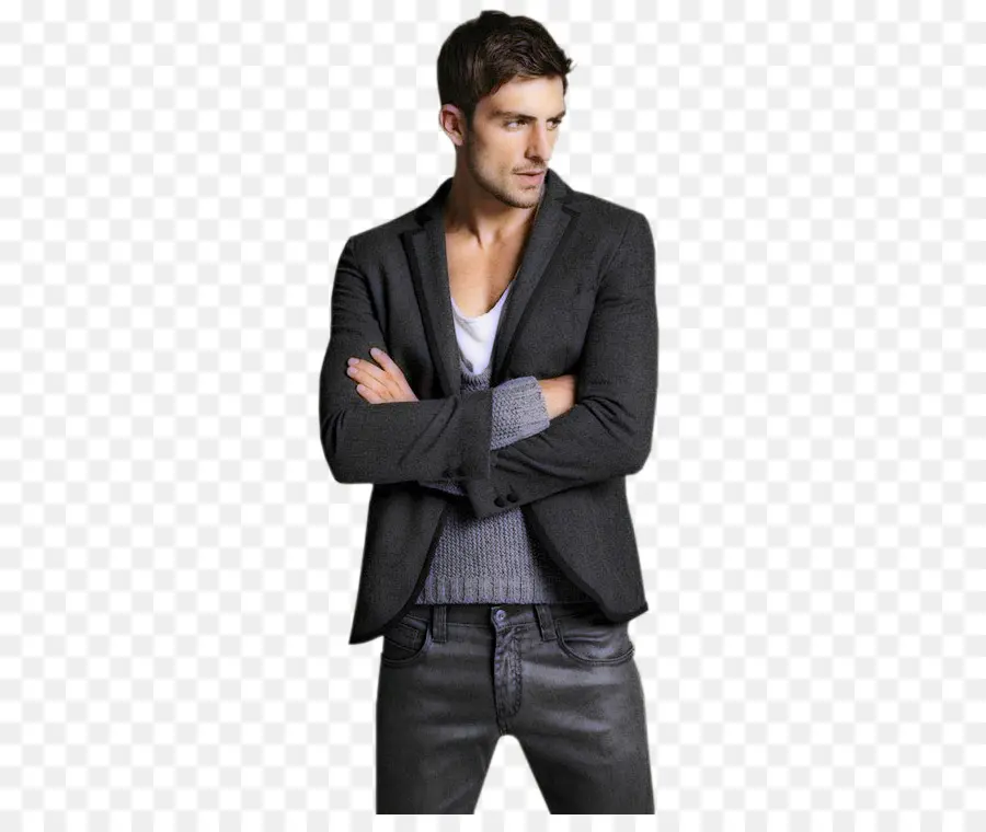 Hombre En Chaqueta，Masculino PNG