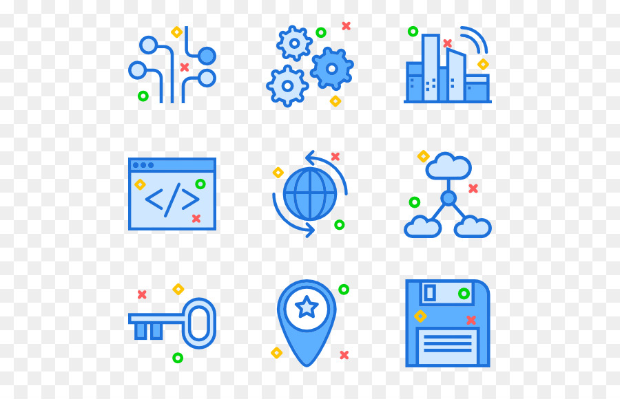 Iconos De Tecnología，Digital PNG