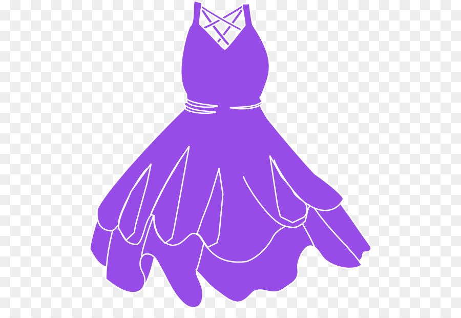 Vestido，Púrpura PNG