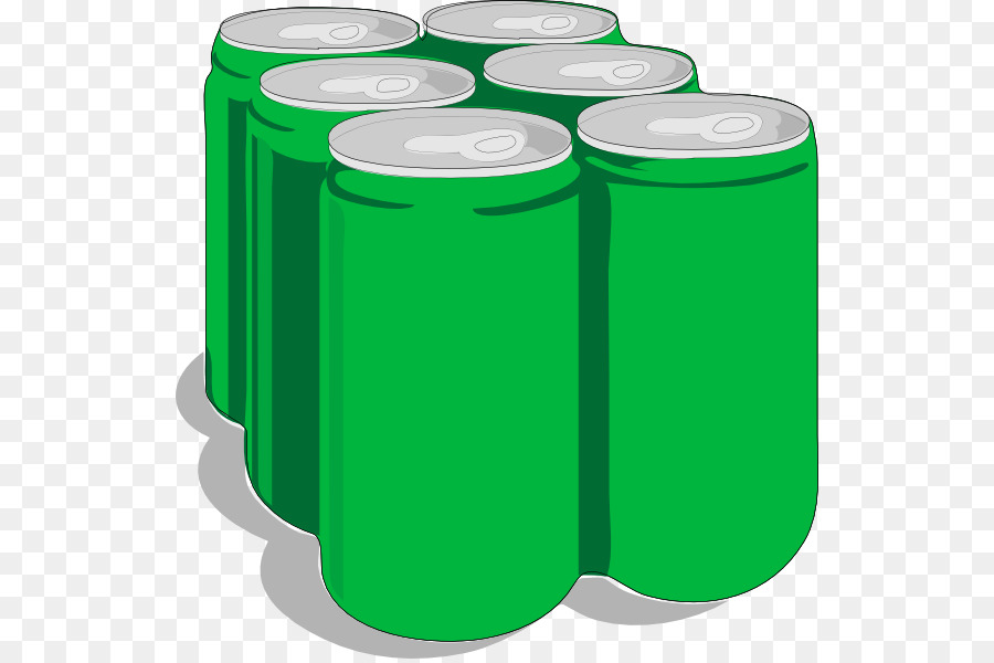 Latas Negras，Paquete De Seis PNG