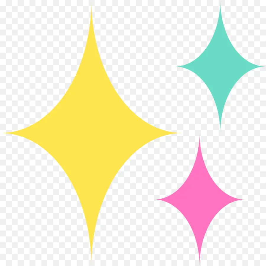 Estrellas Coloridas，Brillar PNG