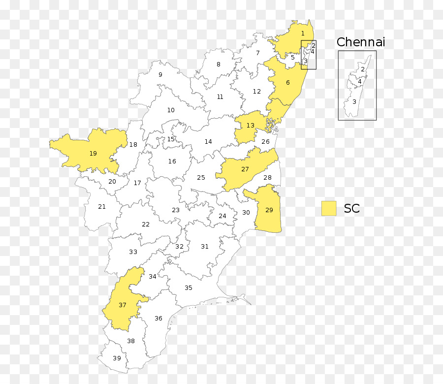 Tamil Nadu，Distrito Electoral PNG