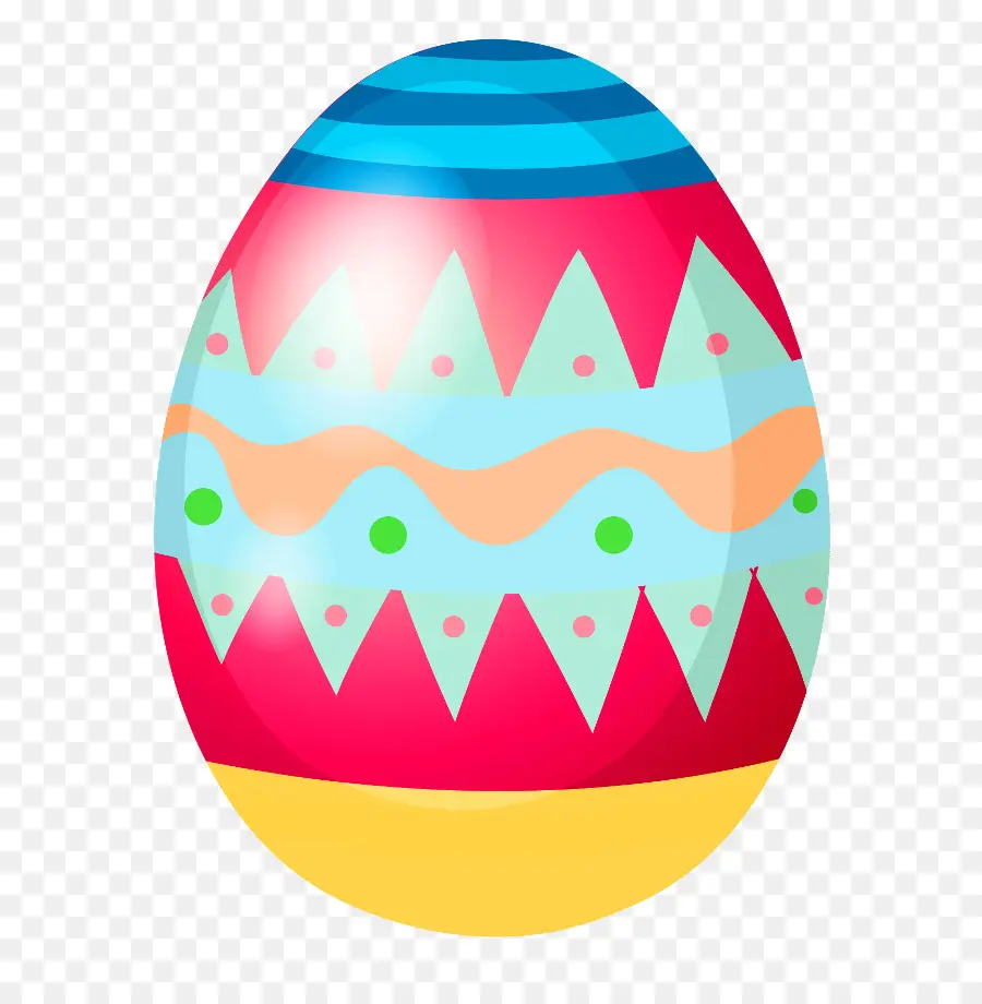 Huevo De Pascua Colorido，Huevo PNG