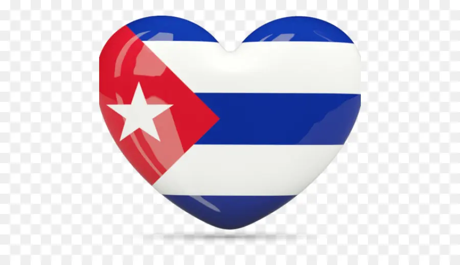 Corazón De La Bandera Cubana，Corazón PNG