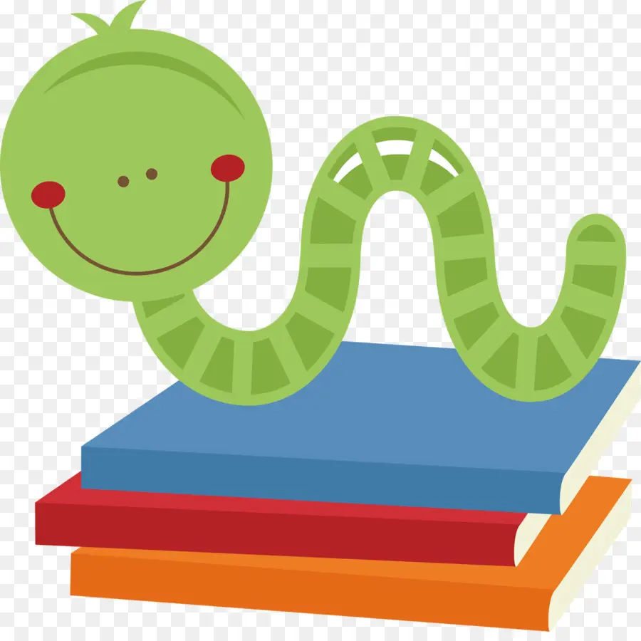 Bookworm，Gusano PNG