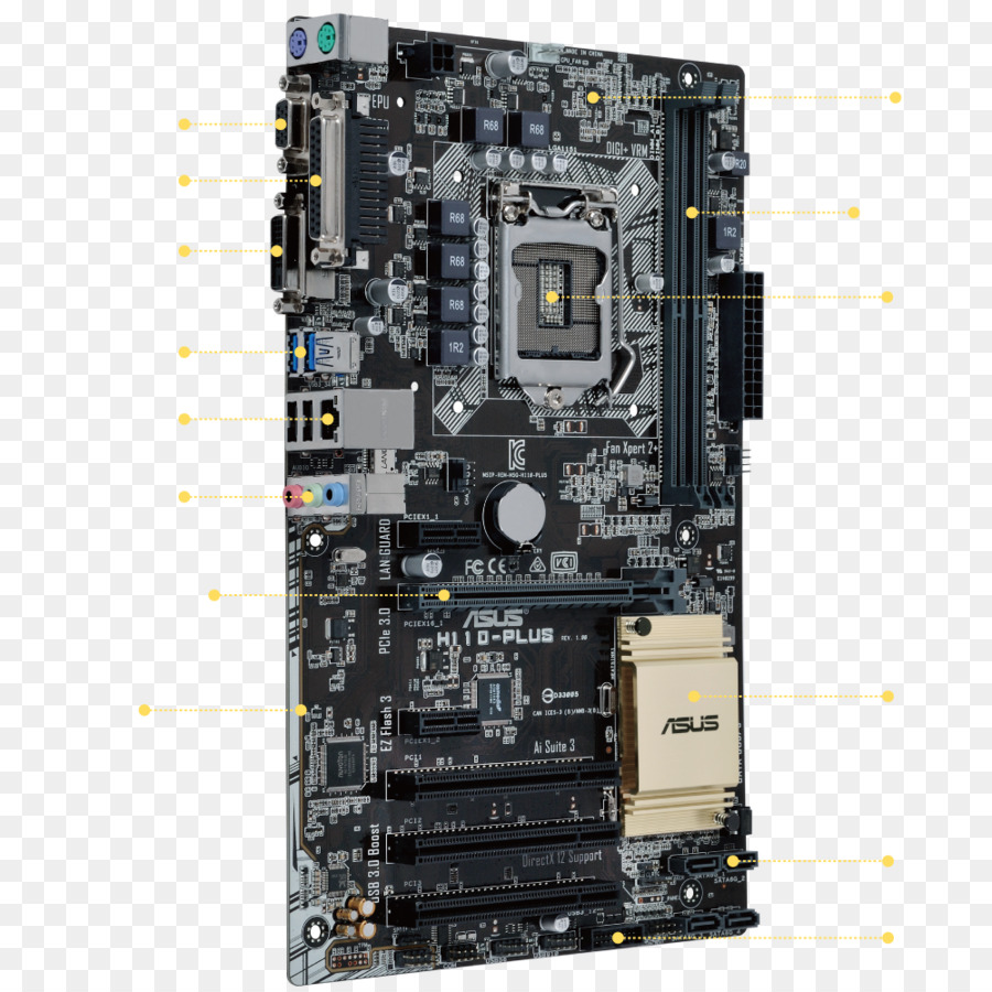 Intel，La Placa Base PNG